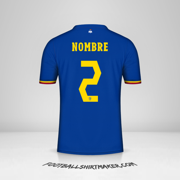 Jersey Rumania 2024 Tercera -  nombre - 2