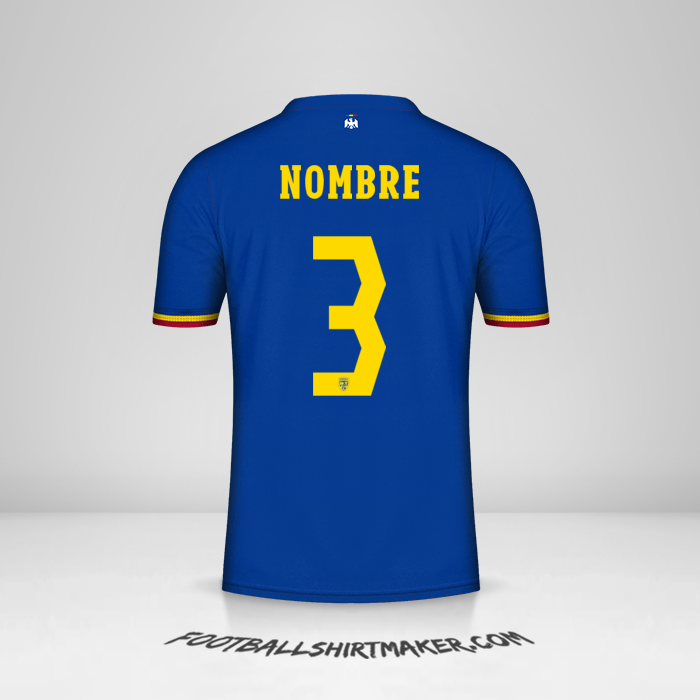 Camiseta Rumania 2024 Tercera -  nombre - 3