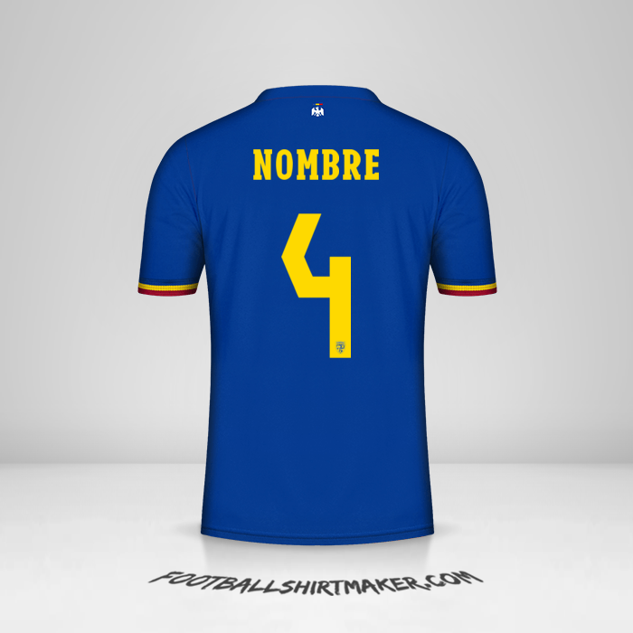 Camiseta Rumania 2024 Tercera -  nombre - 4