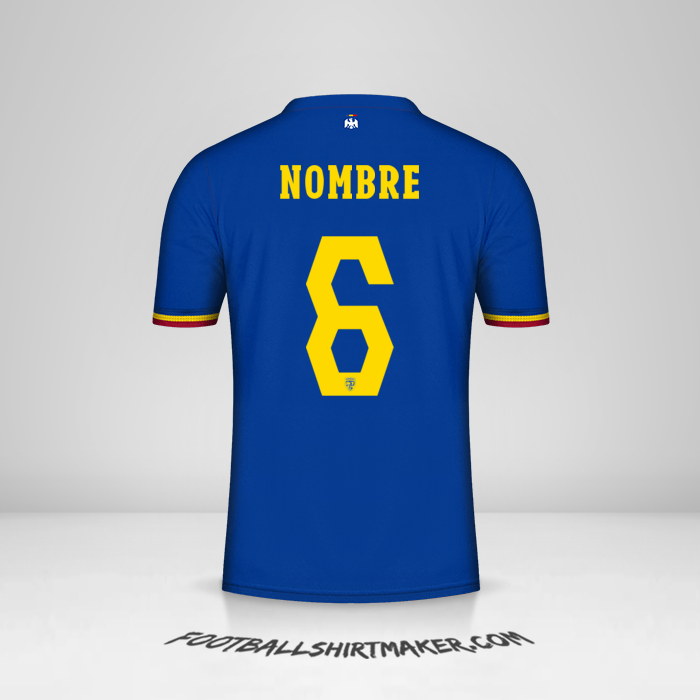 Camiseta Rumania 2024 Tercera -  nombre - 6