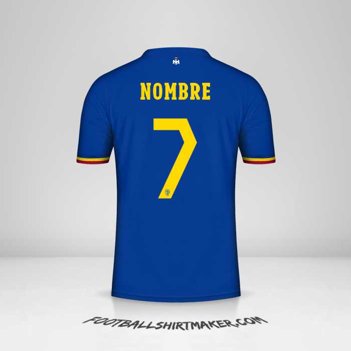 Jersey Rumania 2024 Tercera -  nombre - 7