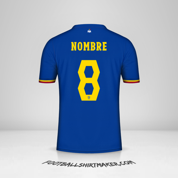 Jersey Rumania 2024 Tercera -  nombre - 8