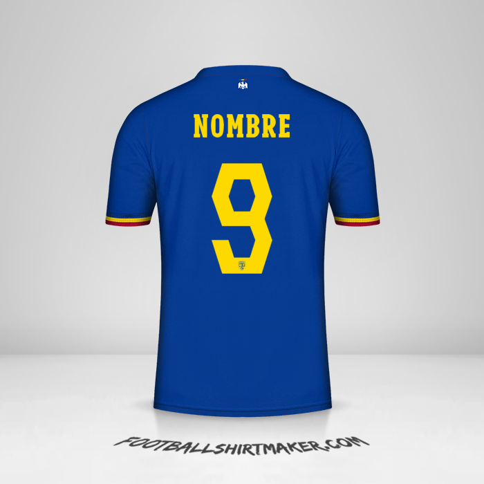 Camiseta Rumania 2024 Tercera -  nombre - 9