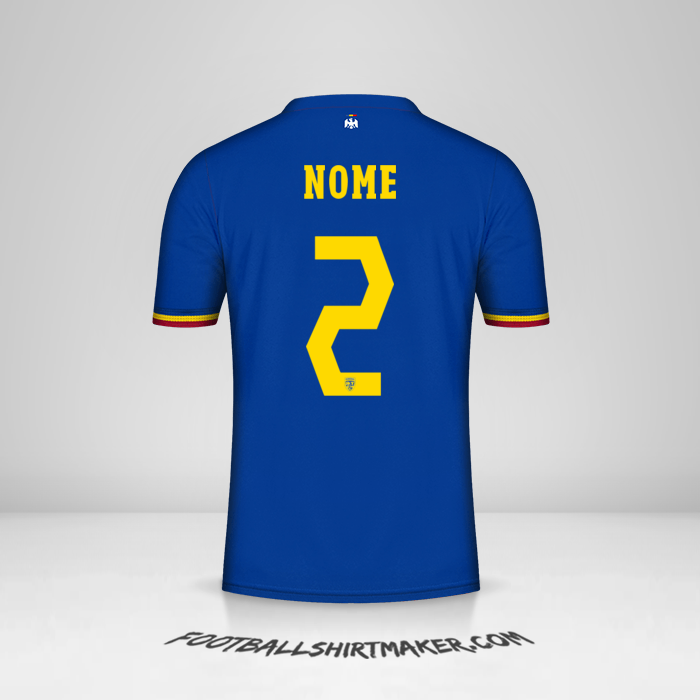 Maglia Romania 2024 Terza -  nome - 2