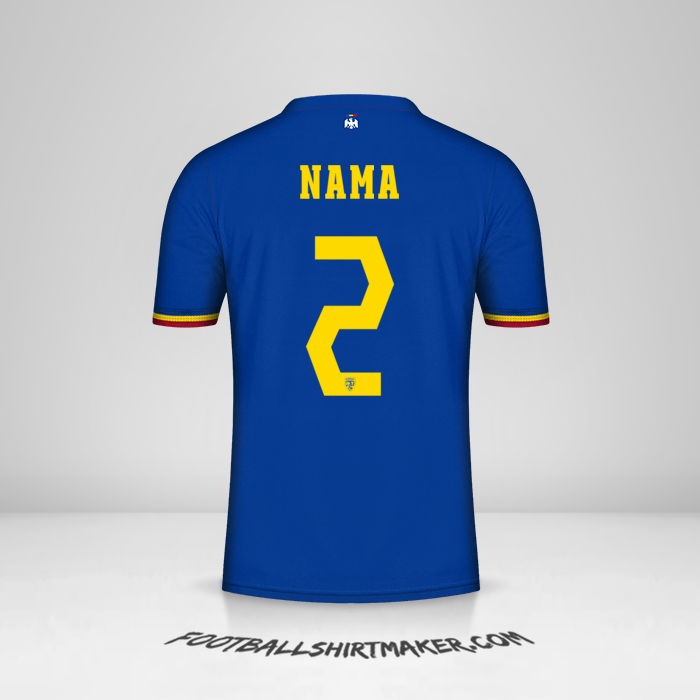 Jersey Rumania 2024 Ketiga -  nama - 2