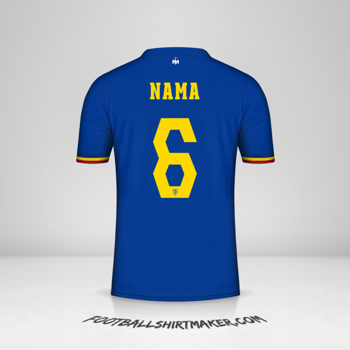 Jersey Rumania 2024 Ketiga -  nama - 6