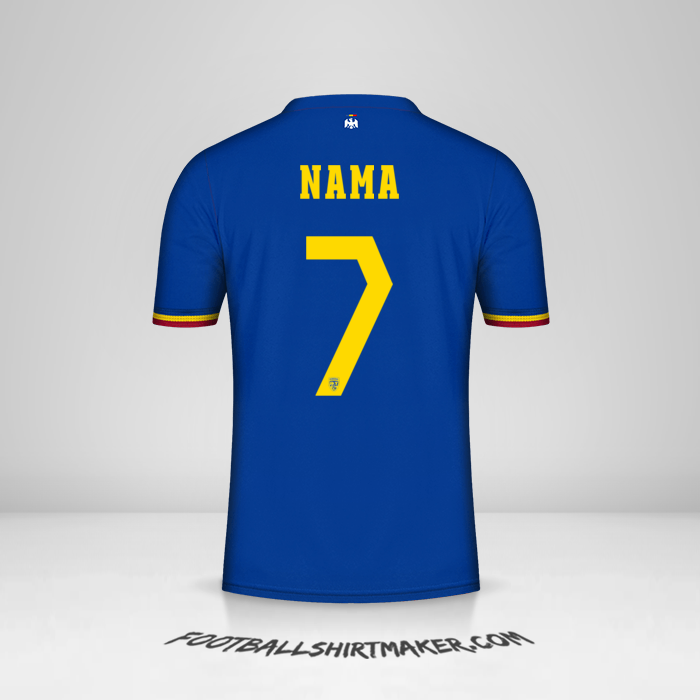 Jersey Rumania 2024 Ketiga -  nama - 7
