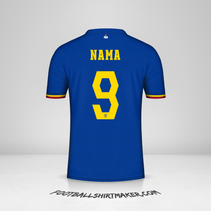 Jersey Rumania 2024 Ketiga -  nama - 9
