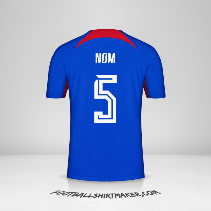 Maillot Slovaquie 2024 -  nom - 5