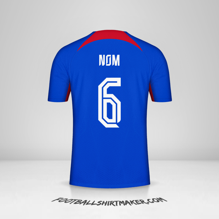 Maillot Slovaquie 2024 -  nom - 6