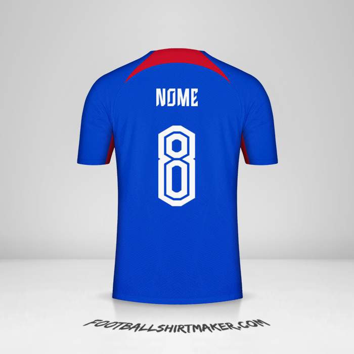 Camisa Eslováquia 2024 -  nome - 8