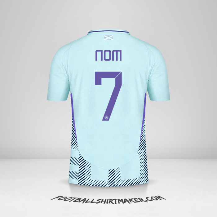Maillot Écosse 2024 Extérieur -  nom - 7