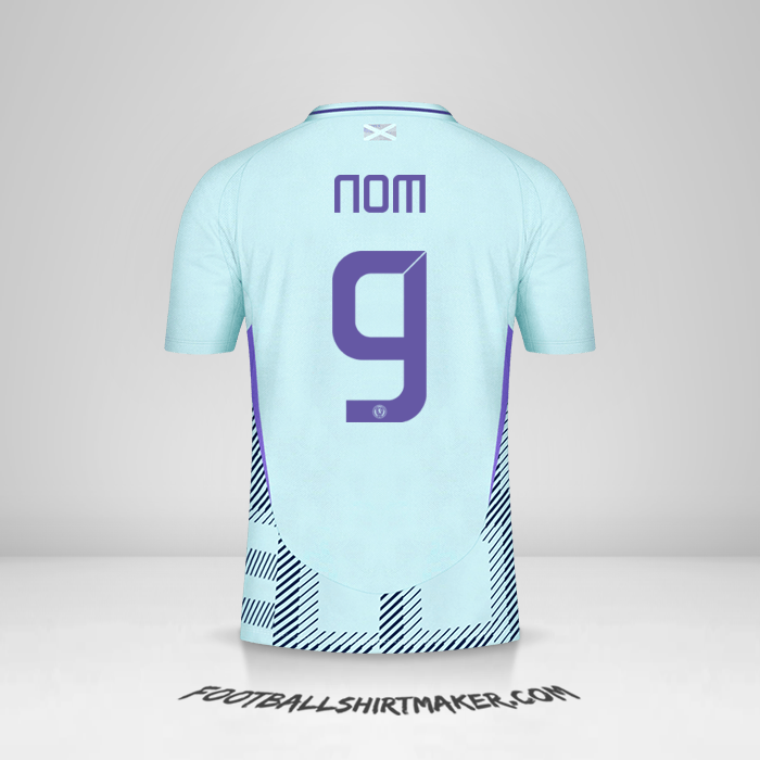 Maillot Écosse 2024 Extérieur -  nom - 9