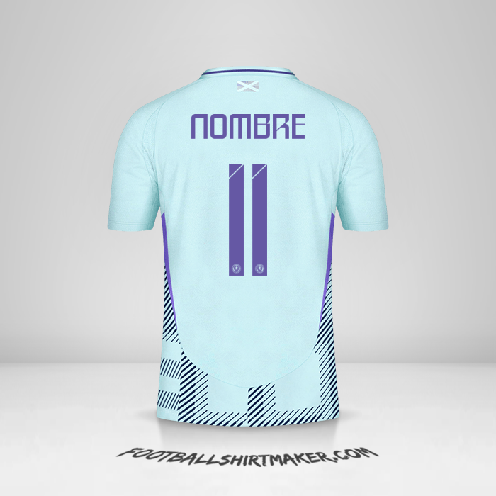 Camiseta Escocia 2024 Visita -  nombre - 11