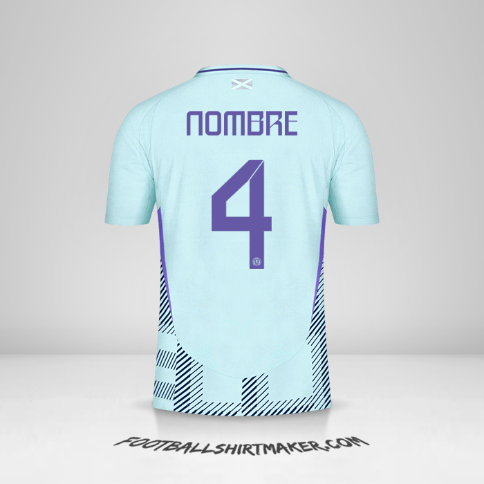 Camiseta Escocia 2024 Visita -  nombre - 4