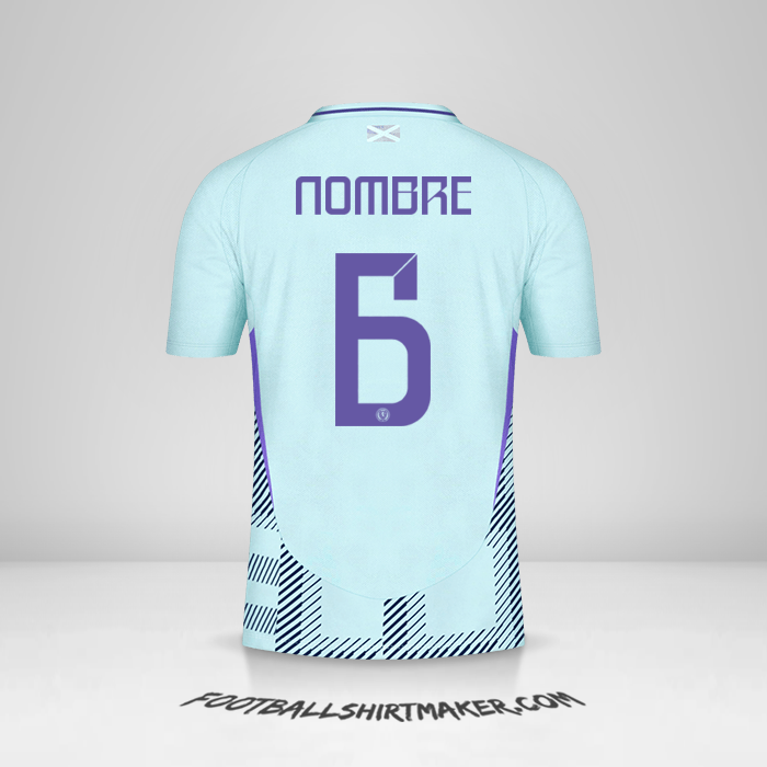 Camiseta Escocia 2024 Visita -  nombre - 6
