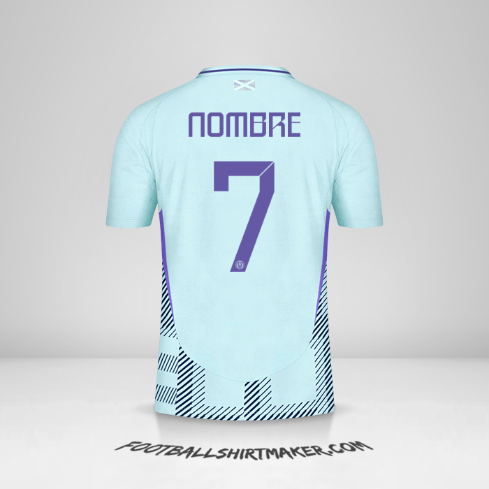 Camiseta Escocia 2024 Visita -  nombre - 7