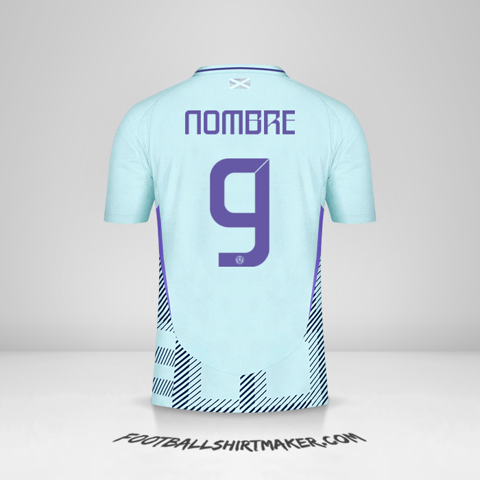 Camiseta Escocia 2024 Visita -  nombre - 9