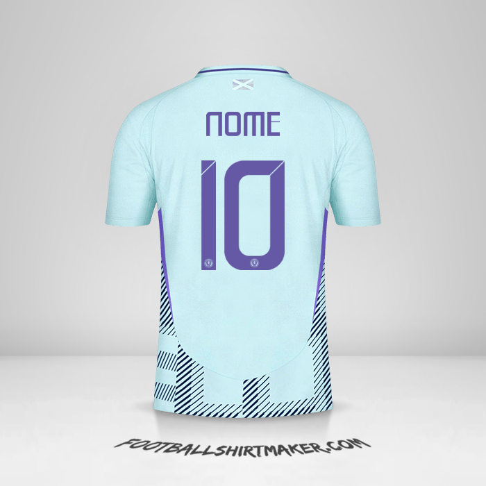 Maglia Scozia 2024 Seconda -  nome - 10