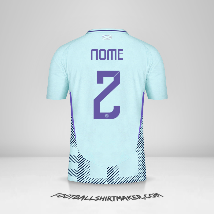 Camisola Escócia 2024 Alternativa -  nome - 2