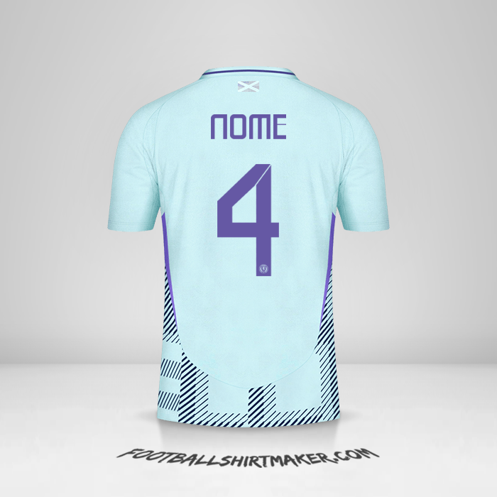 Maglia Scozia 2024 Seconda -  nome - 4