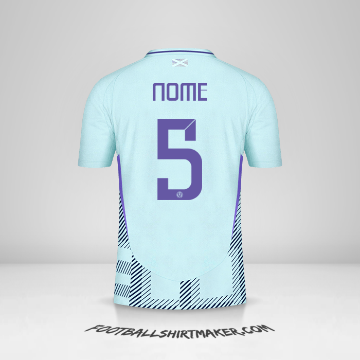 Maglia Scozia 2024 Seconda -  nome - 5