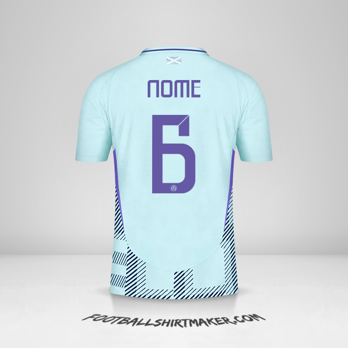 Maglia Scozia 2024 Seconda -  nome - 6