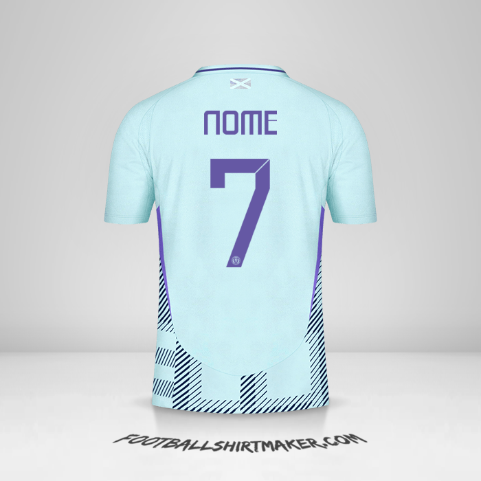 Camisa Escócia 2024 Alternativa -  nome - 7