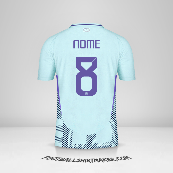Maglia Scozia 2024 Seconda -  nome - 8