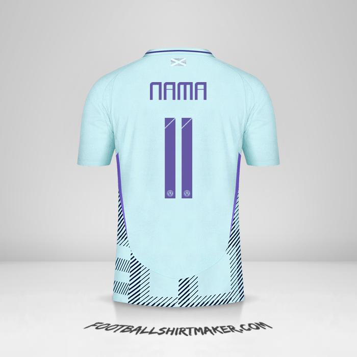 Jersey Skotlandia 2024 Alternatif -  nama - 11