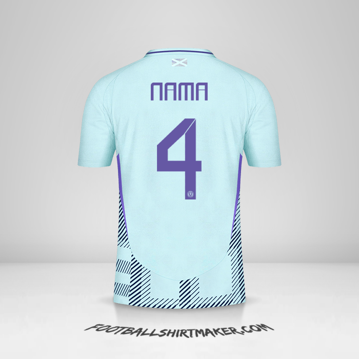 Jersey Skotlandia 2024 Alternatif -  nama - 4
