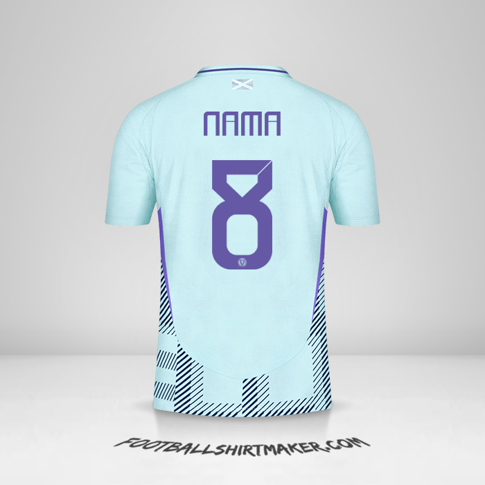Jersey Skotlandia 2024 Alternatif -  nama - 8