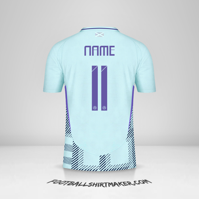 Jersey Scotland 2024 Away -  name - 11