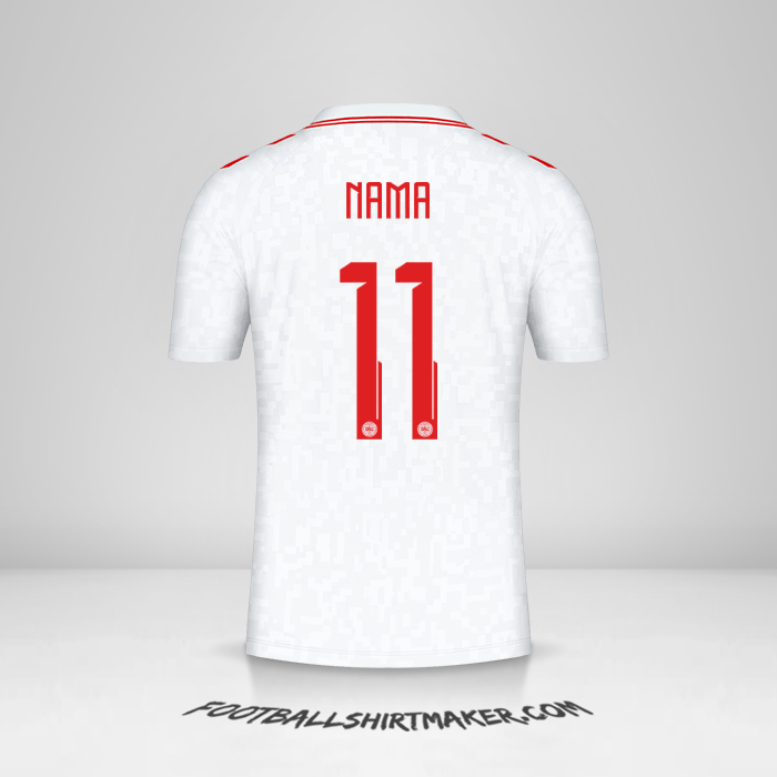 Jersey Denmark 2024 Alternatif -  nama - 11