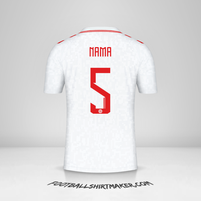 Jersey Denmark 2024 Alternatif -  nama - 5