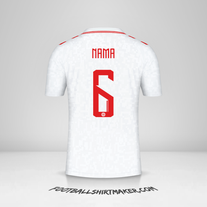 Jersey Denmark 2024 Alternatif -  nama - 6