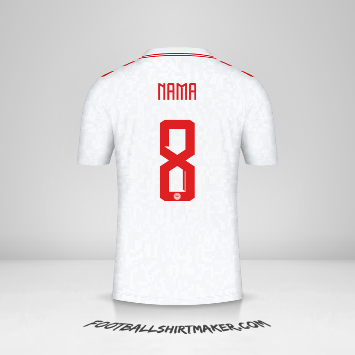 Jersey Denmark 2024 Alternatif -  nama - 8