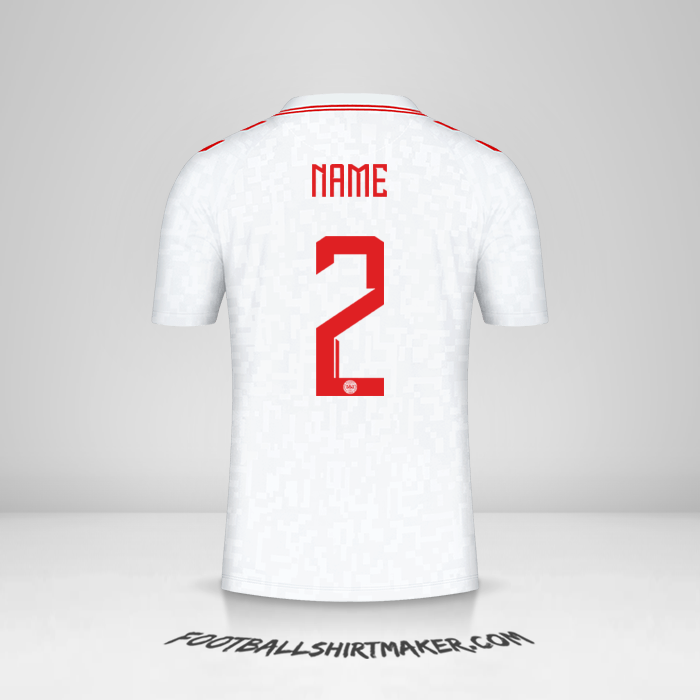Trikot Dänemark 2024 Auswärts -  name - 2