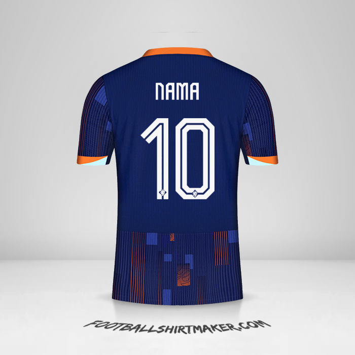 Jersey Belanda 2024 Alternatif -  nama - 10