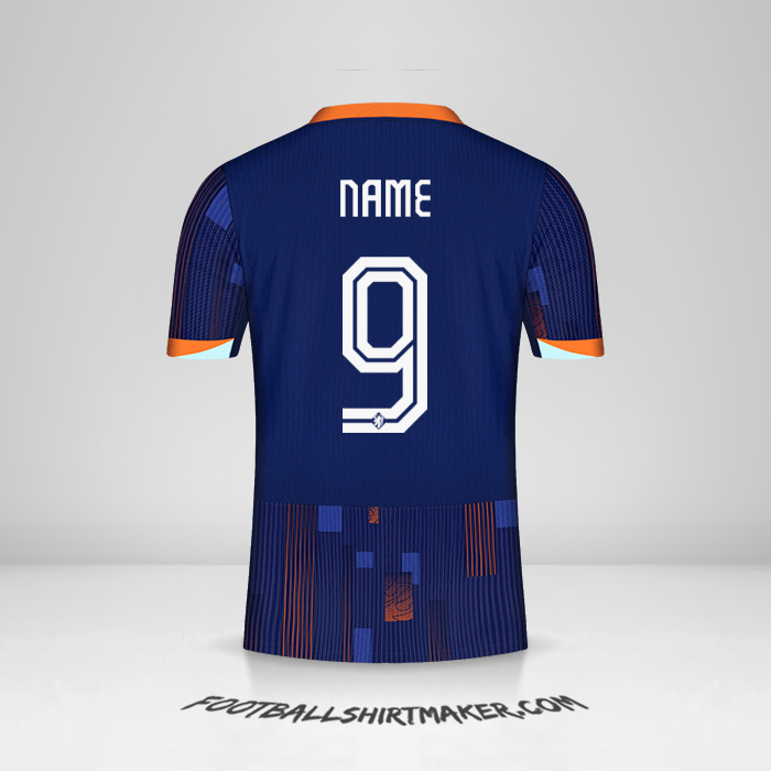 Trikot Niederlande 2024 Auswärts -  name - 9