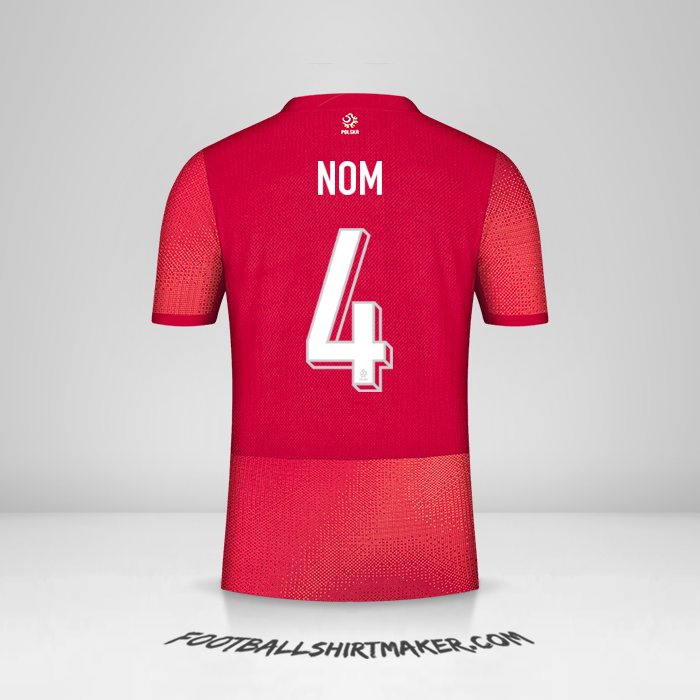 Maillot Pologne 2024 Extérieur -  nom - 4