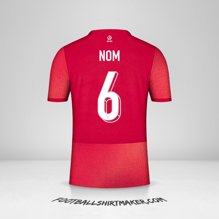 Maillot Pologne 2024 Extérieur -  nom - 6