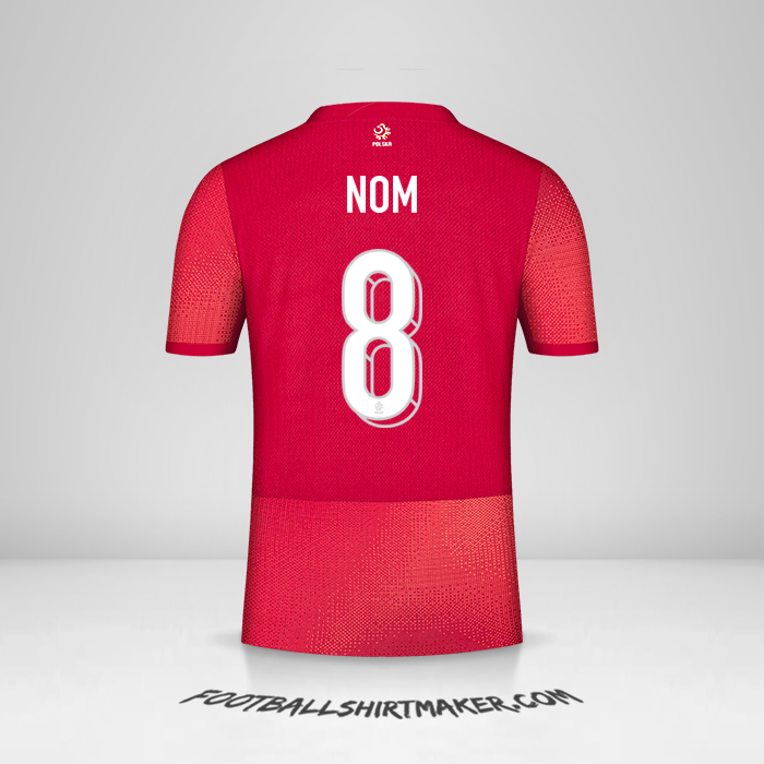 Maillot Pologne 2024 Extérieur -  nom - 8