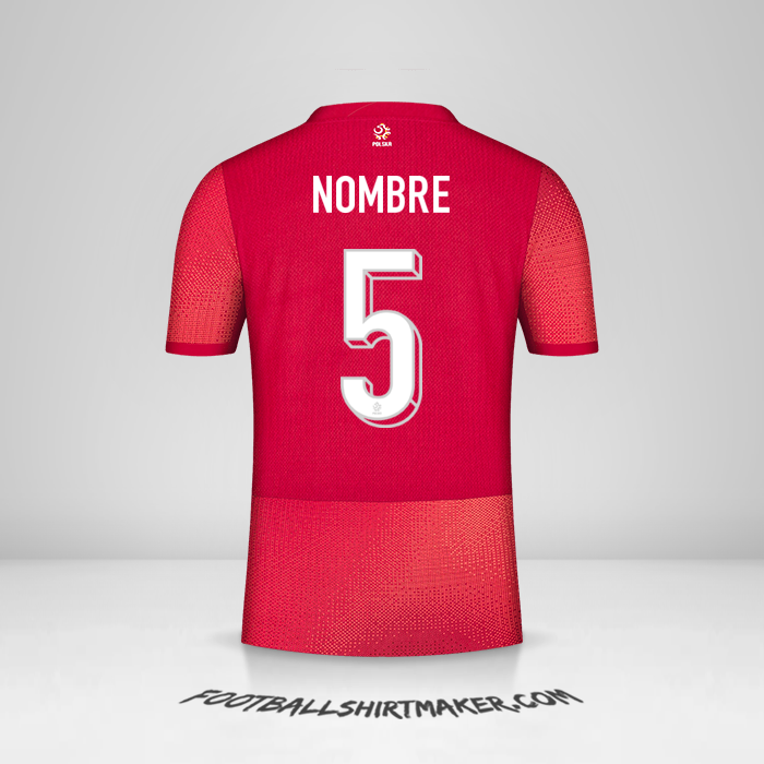 Camiseta Polonia 2024 Visita -  nombre - 5