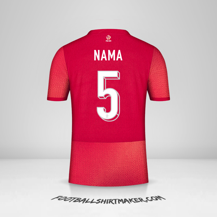 Jersey Polandia 2024 Alternatif -  nama - 5