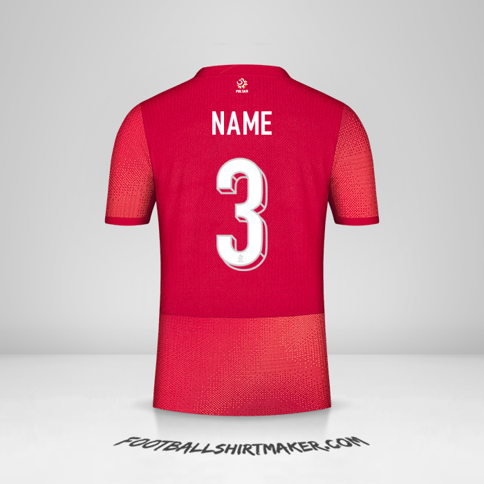 Shirt Poland 2024 Away -  name - 3