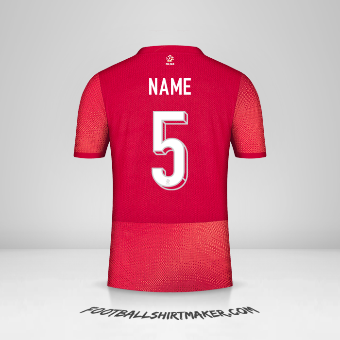 Jersey Poland 2024 Away -  name - 5