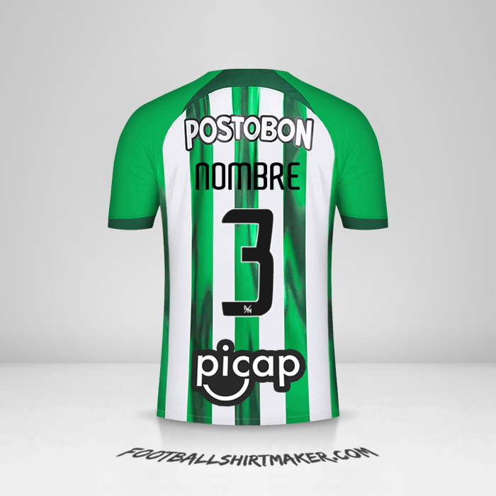 Jersey Atletico Nacional 2024 -  nombre - 3