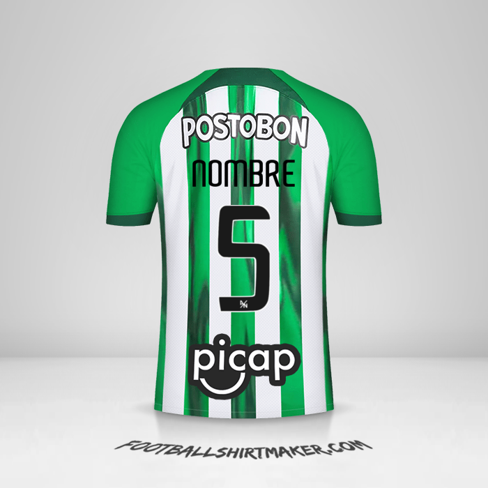 Camiseta Atletico Nacional 2024 -  nombre - 5