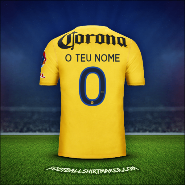Camisola Club America 2013/14 -  o teu nome - 0